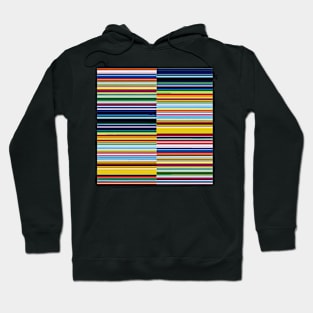 Abstract Colored Lines Hoodie